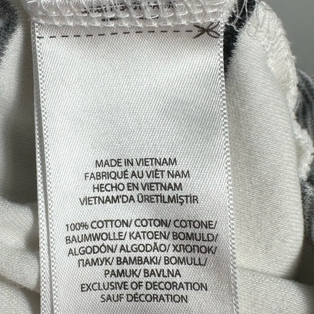 Polo Ralph Lauren Polo Shirt Men’s Large White Gray Striped Short Sleeve Classic